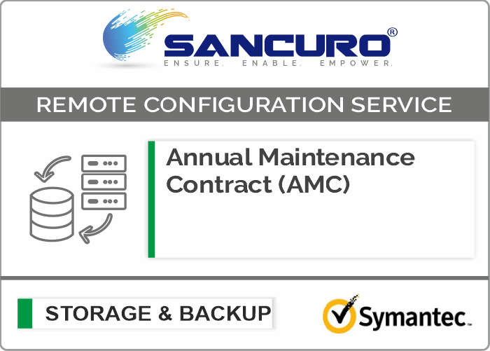 Annual Maintenance Contract (AMC) For Symantec  Backup Software